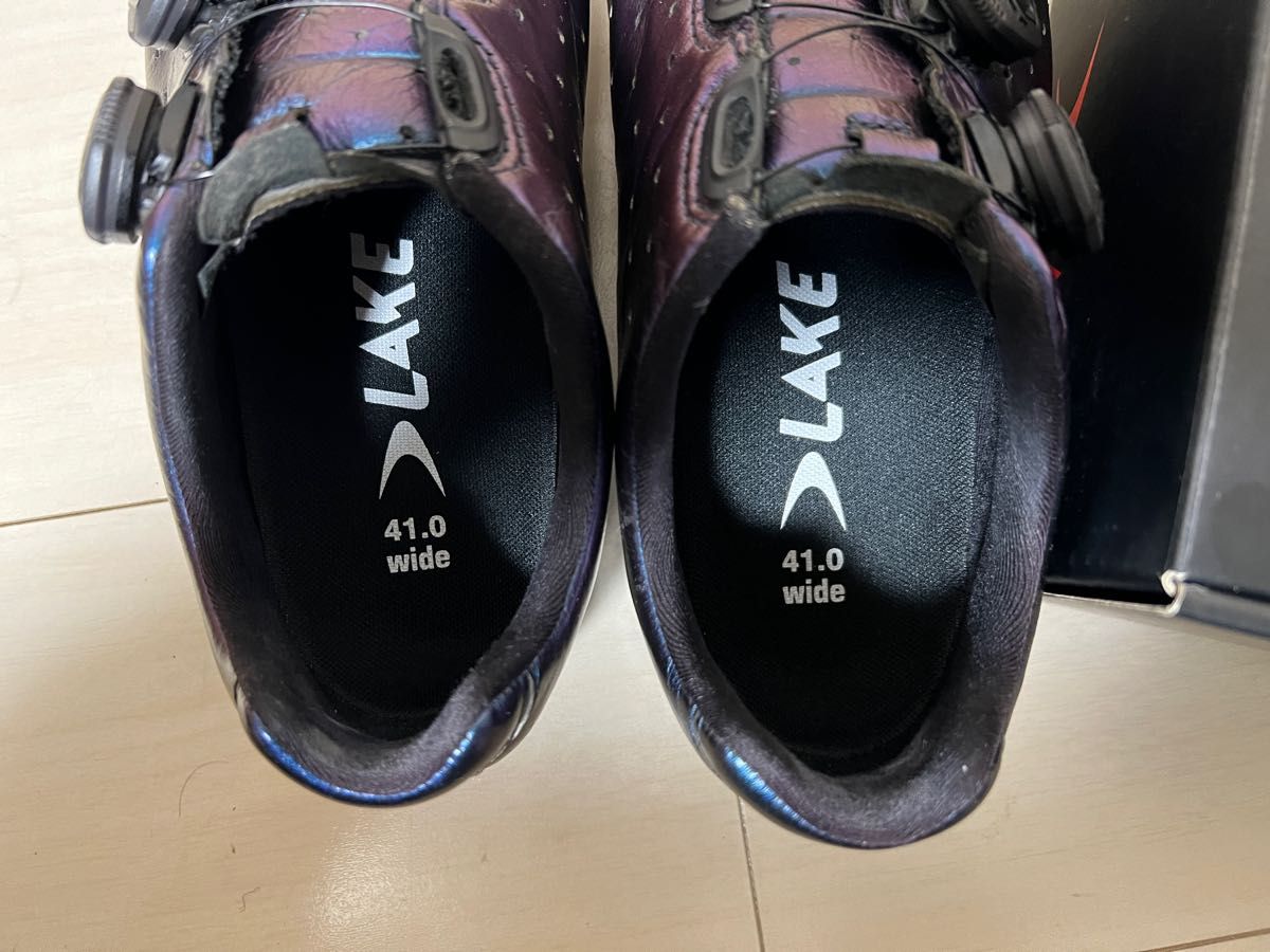 Lake CX332 カメレオンブルー 3穴 EU 41ワイド 41Wide 25 6cm Lake CX332 カメレオンブルー 3穴 EU 41ワイド 41Wide 25 6cm