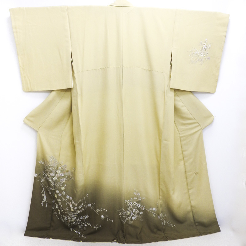 Club藤☆刺繍 訪問着 蘇州刺繍 丈164㎝ 式事 フォーマルにも 御仕立