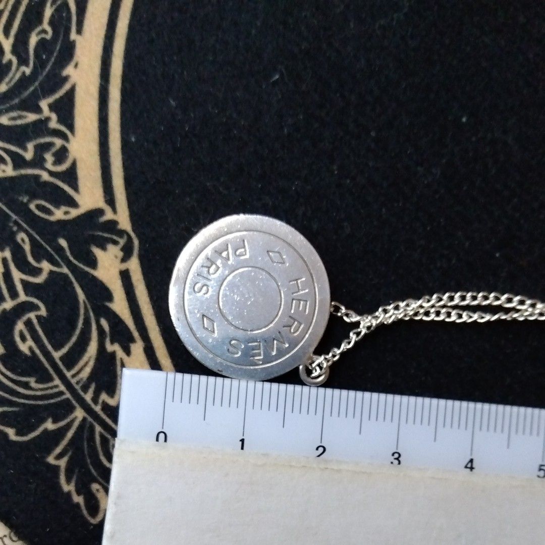 美品!! エルメス セリエ ペンダントトップ シルバーカラー