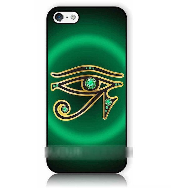 iPhone6 6Sホルスの目 エジプト アートケース 保護フィルム付_画像1