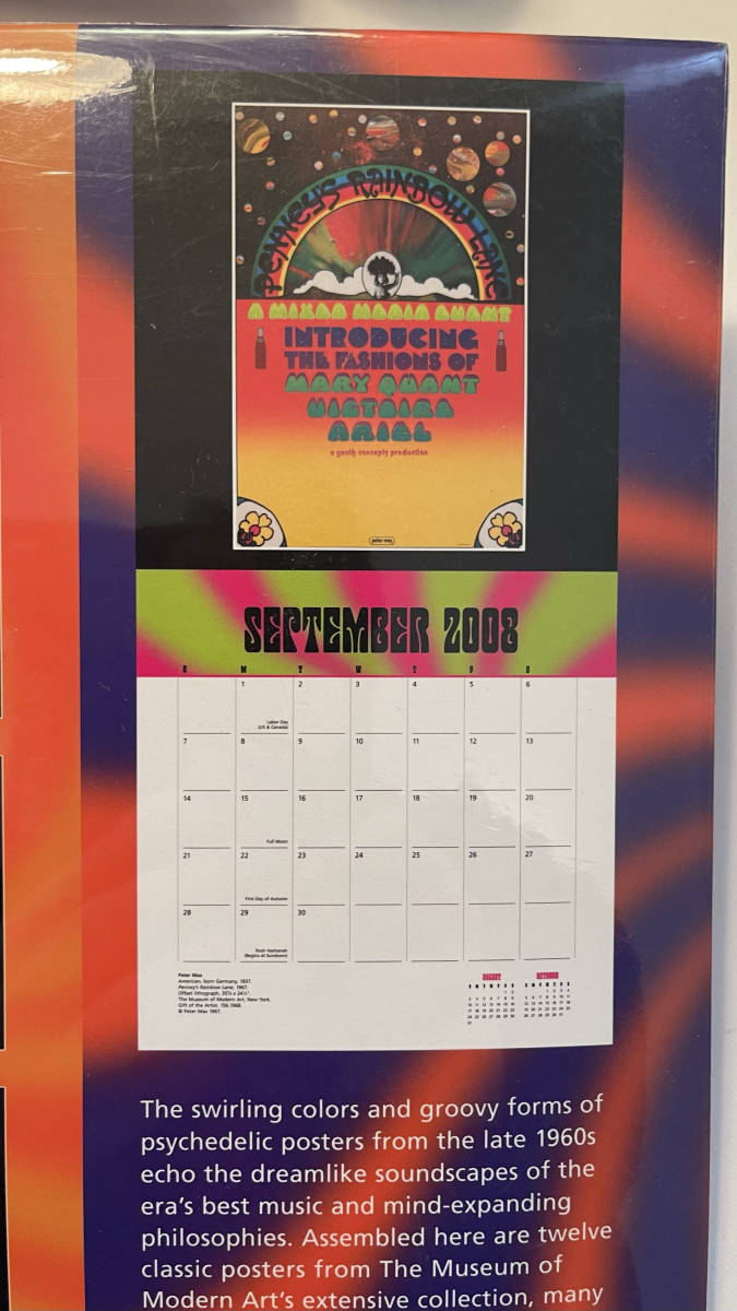  rhinoceros ketelik calendar (2008 year ) by MOMA new goods shield 