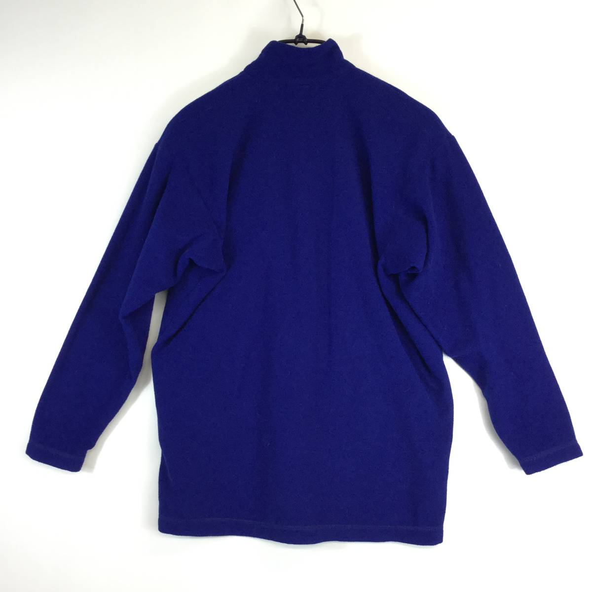 90s Italy made Jack Wolfskin JACK WOLFSKIN half Zip fleece shirt blue M size 