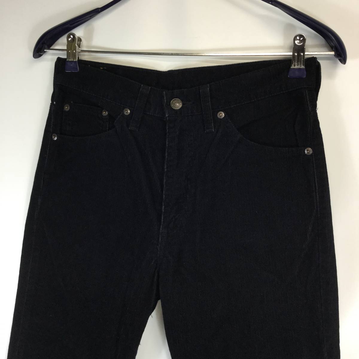 90s 日本製 リーバイス 517 コーデュロイパンツ ブラック 517‐15 W30 ブーツカット