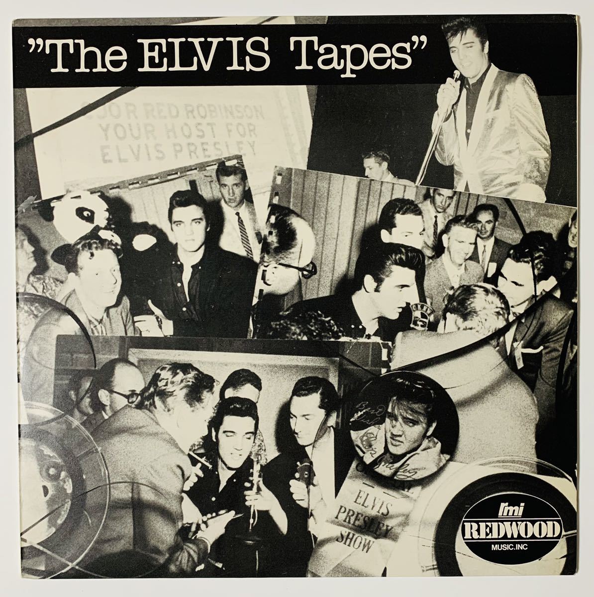UK盤/LP/The ELVIS Tapes/RED 1/Redwood Records/1977年/Non-Music/Interview/エルヴィス・プレスリー/レコードの画像1