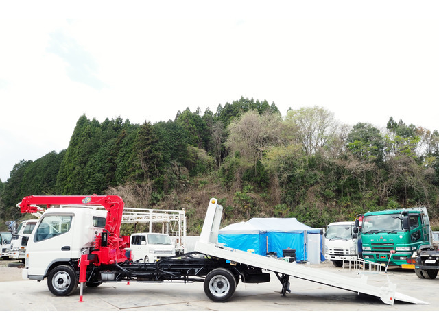 平成16年 全塗装仕上げ済 キャンター クレーン付き セーフティーローダー ラジコン付き スライド 積載車 農機具運搬@車選びドットコム_画像の続きは「車両情報」からチェック