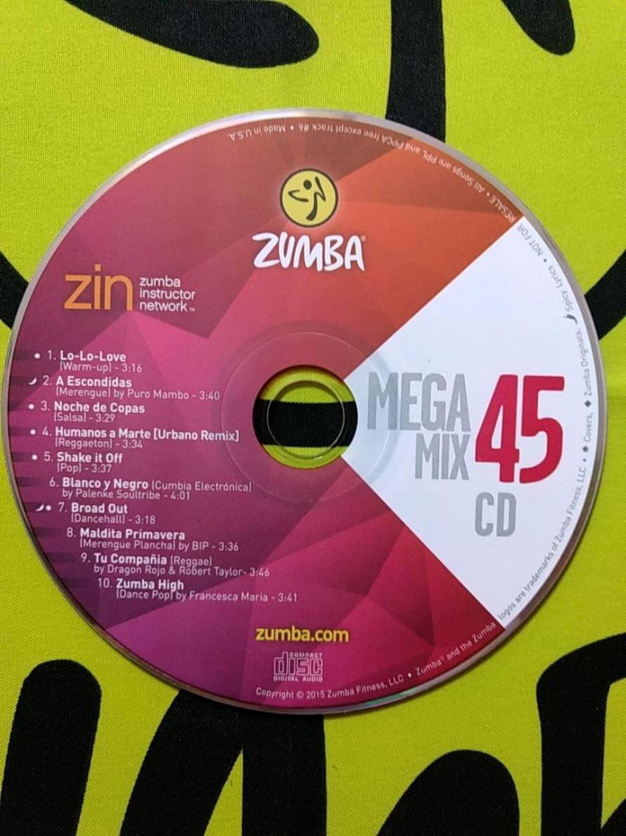 ZUMBA　ズンバ　MEGAMIX41～MEGAMIX50　CD　10枚セット_画像6