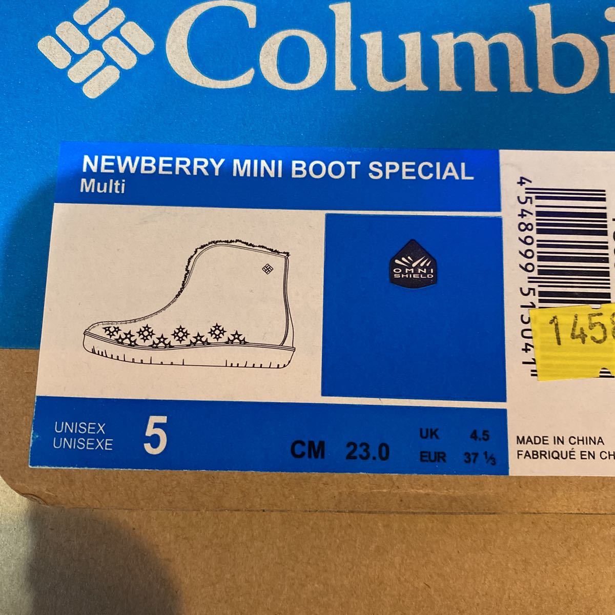  Colombia новый Berry Mini ботинки специальный 23cm новый товар не использовался 