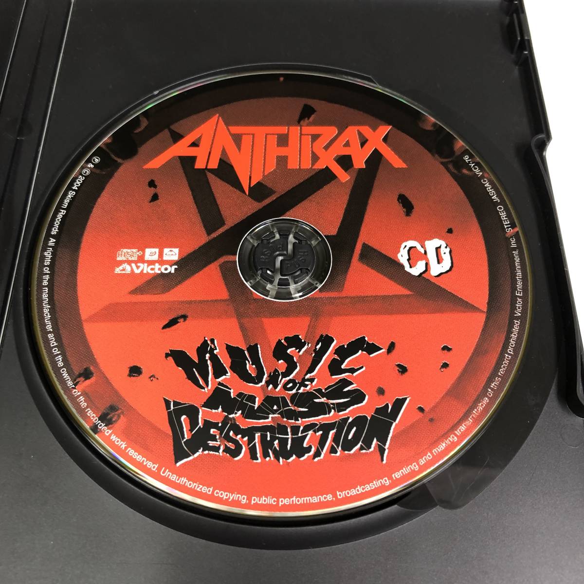 ■ アンスラックス - ミュージック・オブ・マス・ディストラクション-ライヴ・フロム・シカゴ VIZP-25 DVD+CD Anthrax_画像7