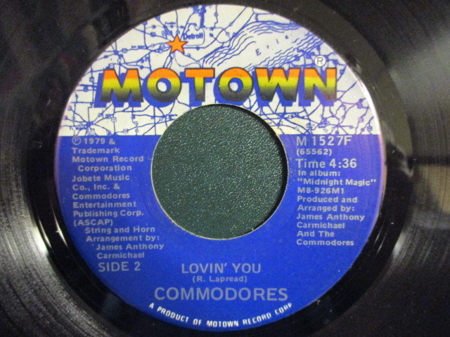 Commodores ： Oh No / Lovin' You 7'' / 45s (( Soul バラード ))(( 落札5点で送料無料_画像2