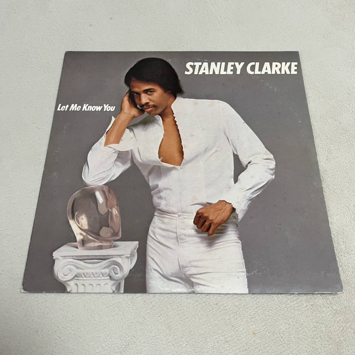 【国内盤】STANLEY CLARKE LET ME KNOW YOU　スタンリークラーク / LP レコード / 25 3P372 / ライナー有 / フュージョンジャズ_画像1
