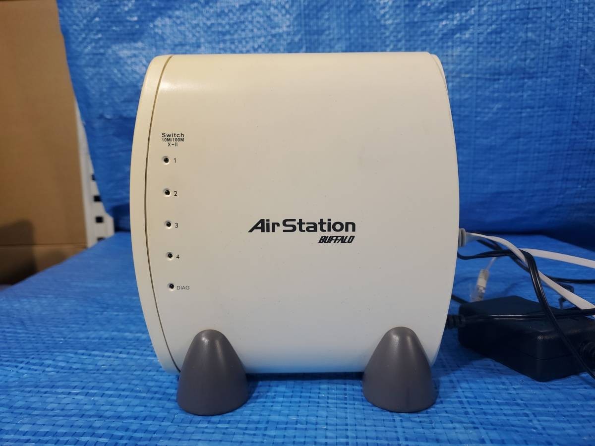 [値下げ] ★500円即決! upbe BUFFALO バッファロー WLA2-G54 無線LANルーター AirStation 通電確認済み_画像2