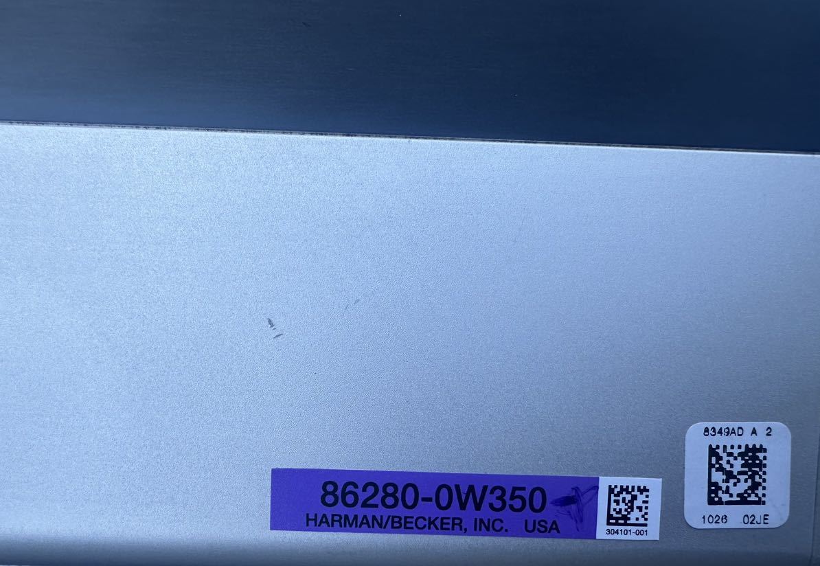 レクサス GS GRS191 マークレビンソン オーディオアンプ 86280-0W350