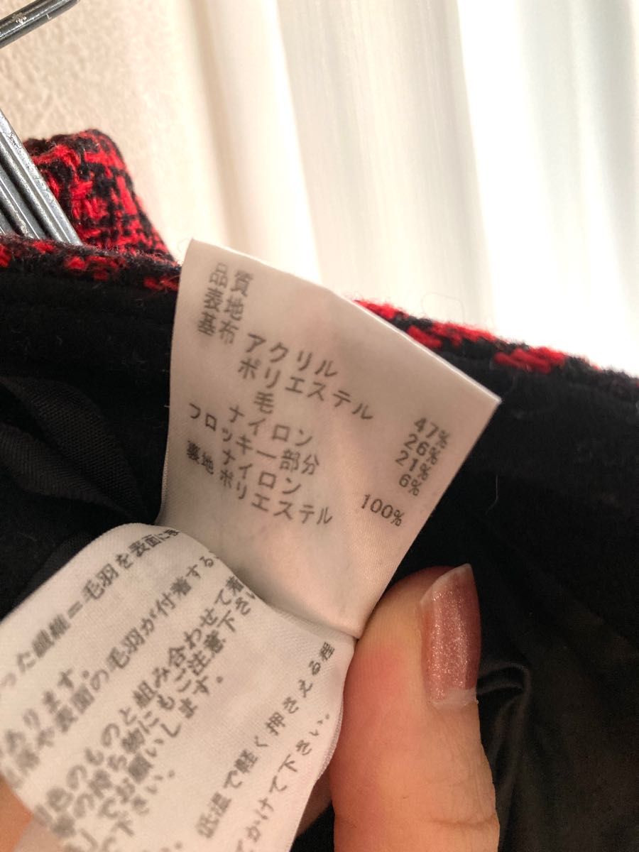 DKNY ダナキャランニューヨーク　タータンチェック柄　冬物　スカート　Mサイズ