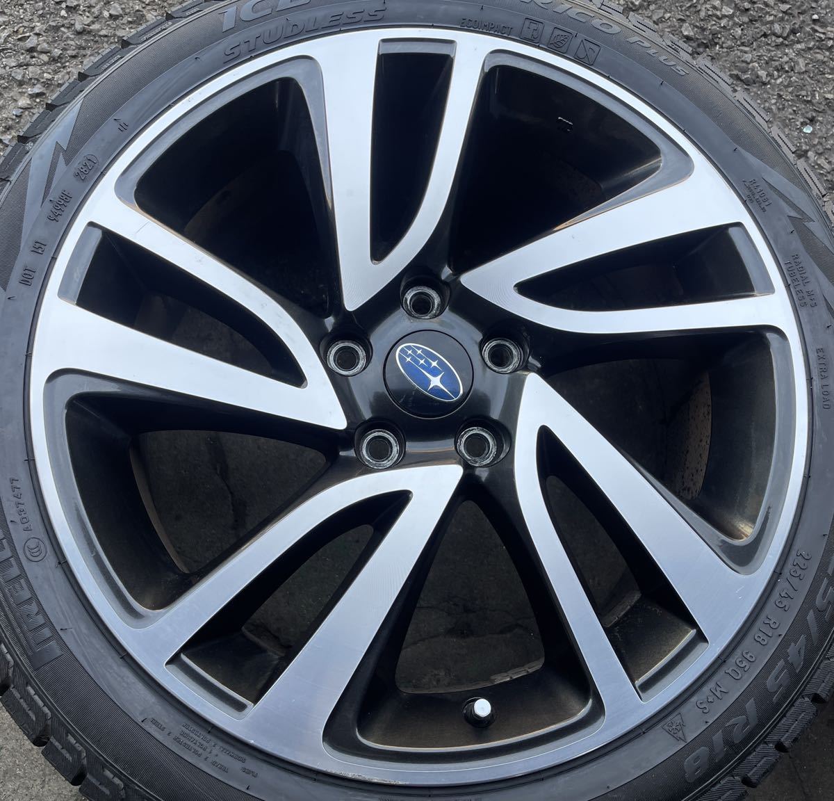 SUBARU WRX S4 スバル 純正 225 45R18 ピレリ 2021年製 18x7.5J 55