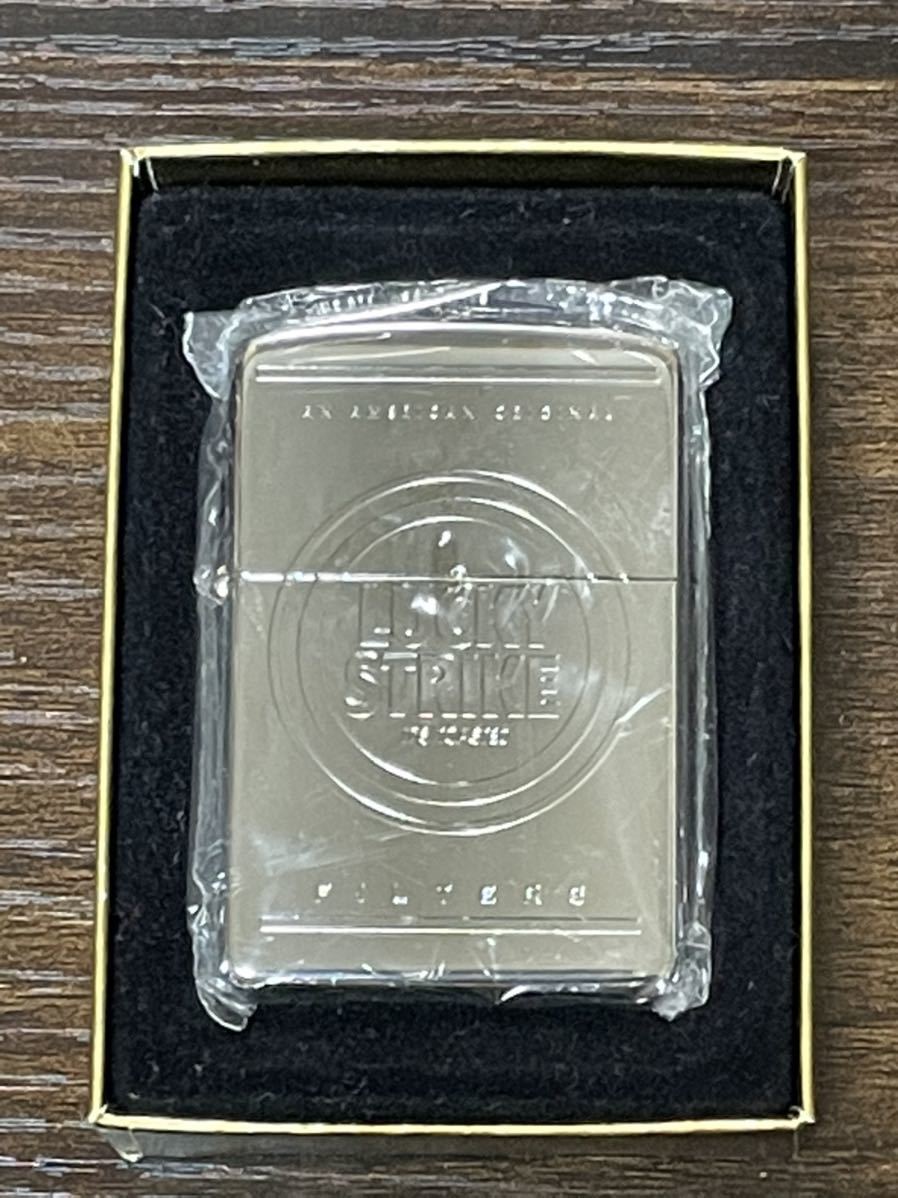 zippo LUCKY STRIKE IT S TOASTED 両面刻印 ラッキーストライク 2003年製 限定品 シルバー FILTERS silver AN AMERICAN ORIGINAL