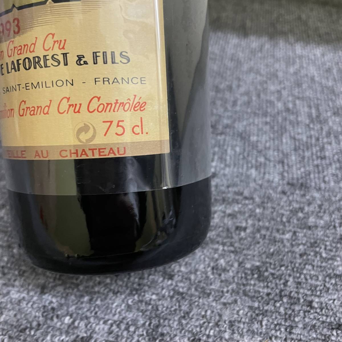 【JV-1008】シャトー アンジェリュス 1993年 CHATEAU ANGELUS 750ml 12.5％ 保管品 未開封 ワイン 本体のみ 果実酒の画像6