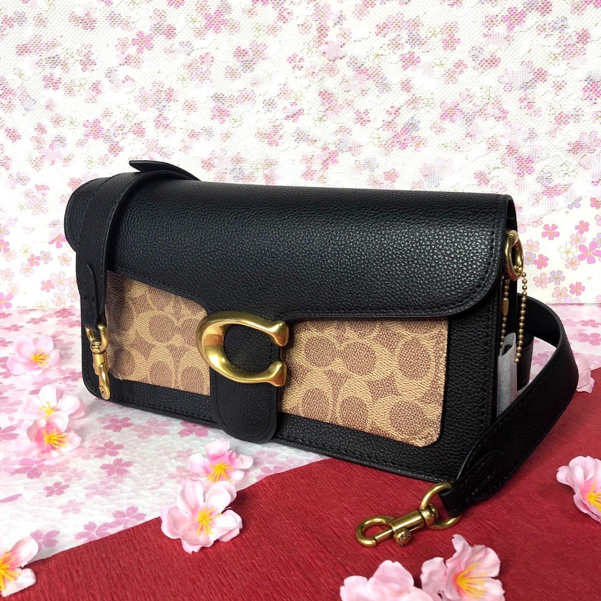 超激安好評 COACH - タビーショルダーバック 26シグネチャー 3700の