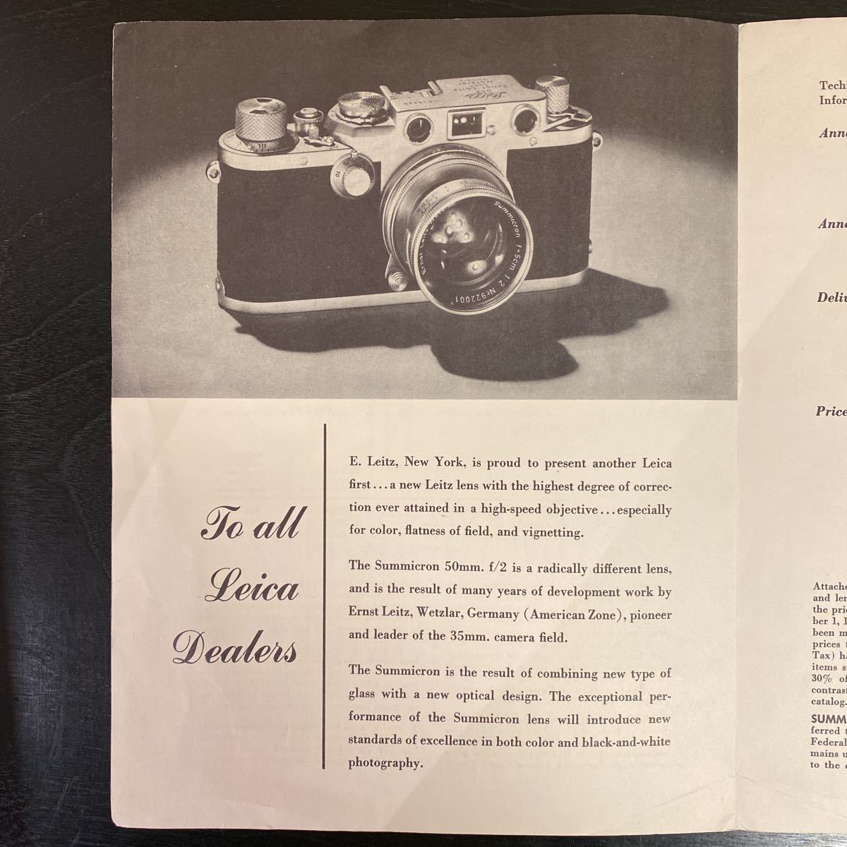 安い購入 beta ライカ 1913 Leica 関連希少資料 - htii.edu.kz