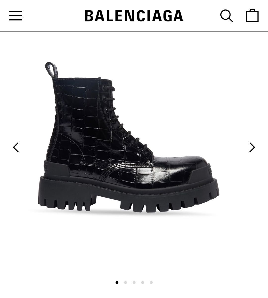 BALENCIAGA ブーツ レザー-