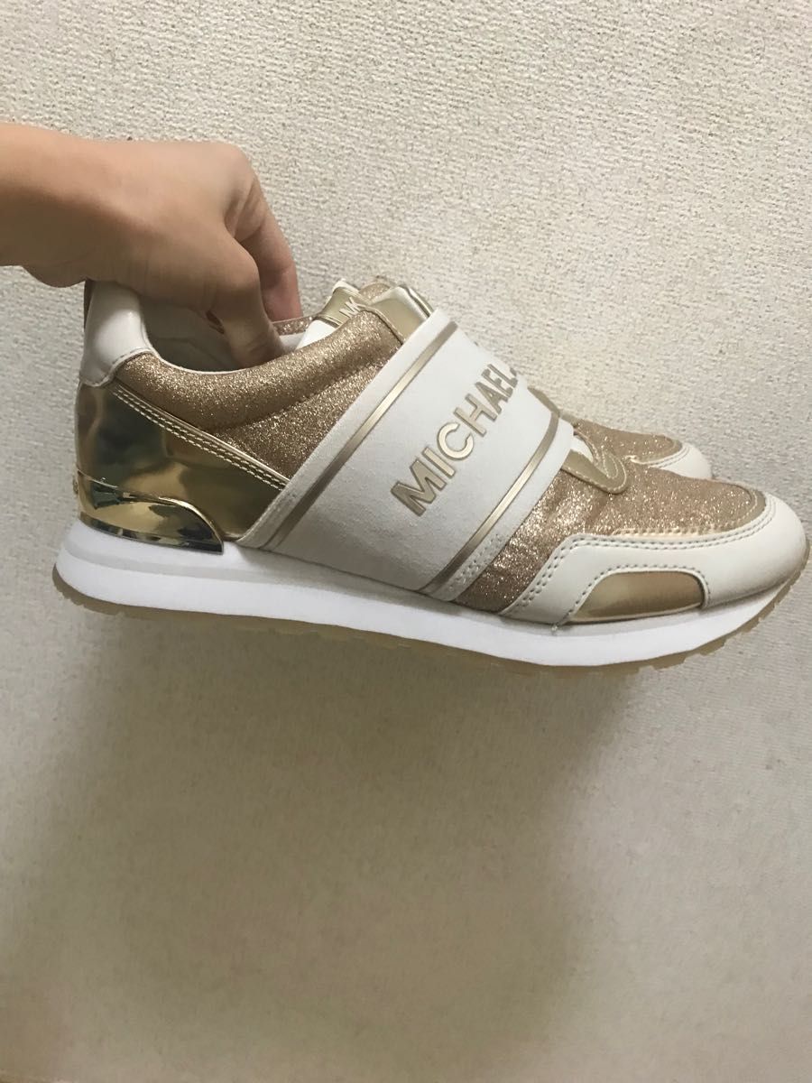 MICHAEL KORS☆キラキラ スタッズ & グロメット スニーカー マイケルコース キラキラスニーカー7M|Yahoo!フリマ(旧PayPay
