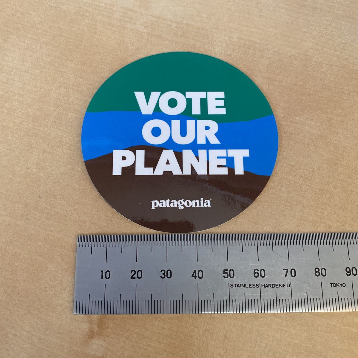  sticker Patagonia sticker patagonia vote our planet