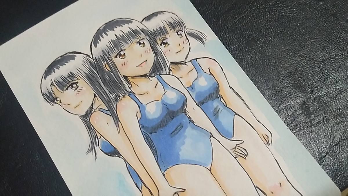  hand-drawn illustrations swimsuit 