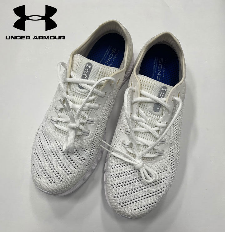 【送料無料】【訳アリ】 UNDER ARMOUR アンダーアーマー Men's Hovr Sonic ランニング シューズ 28.5cm 白 ua302158610310.52