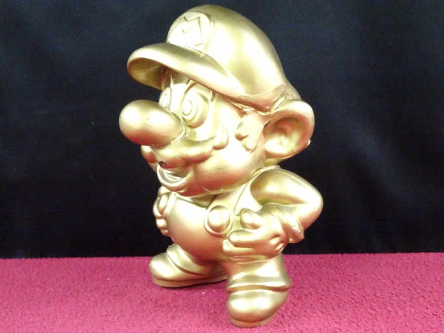 NINTENDO 金のマリオ像 店頭展示用 非売品 ジャンク品【GH】