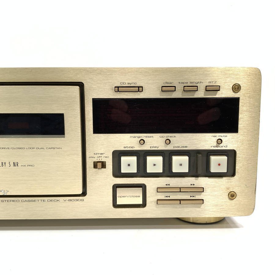 TEAC V-8030S カセットデッキ レコーダー プレーヤー◇ジャンク品