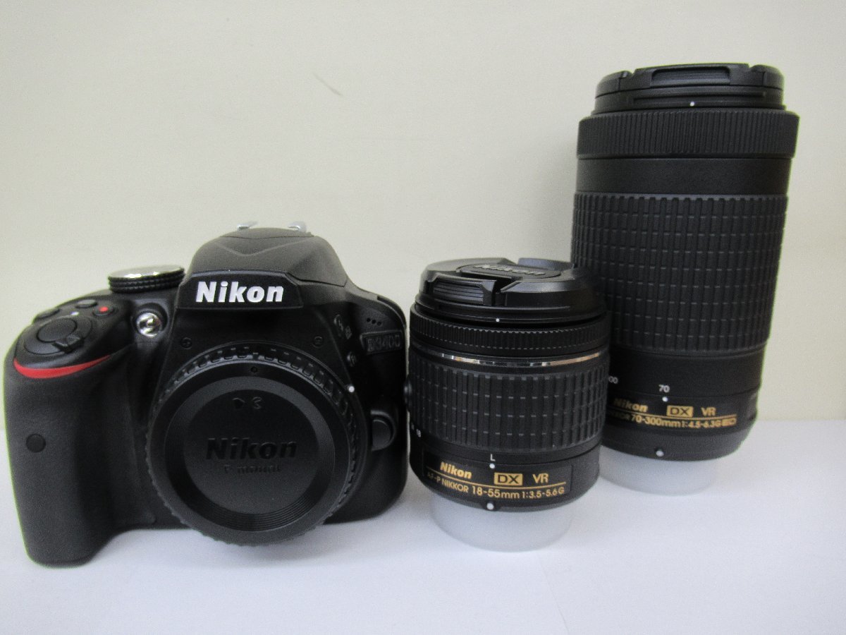 ニコン Nikon デジタルカメラ D3400 ダブルズームキット G1-59