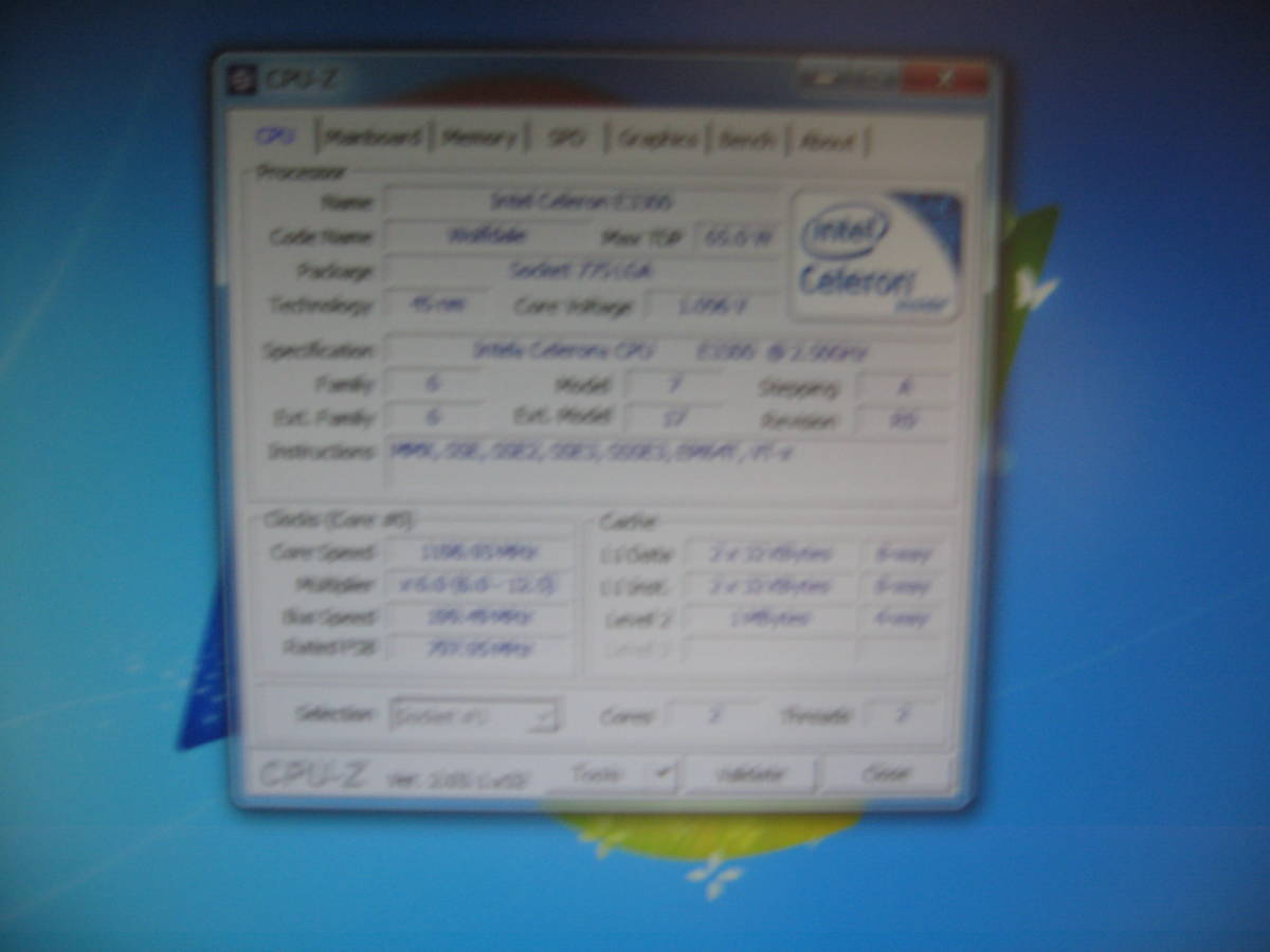 FRONTIER Celeron E 3300 2GB RAM/320GB HDD中古品_画像10