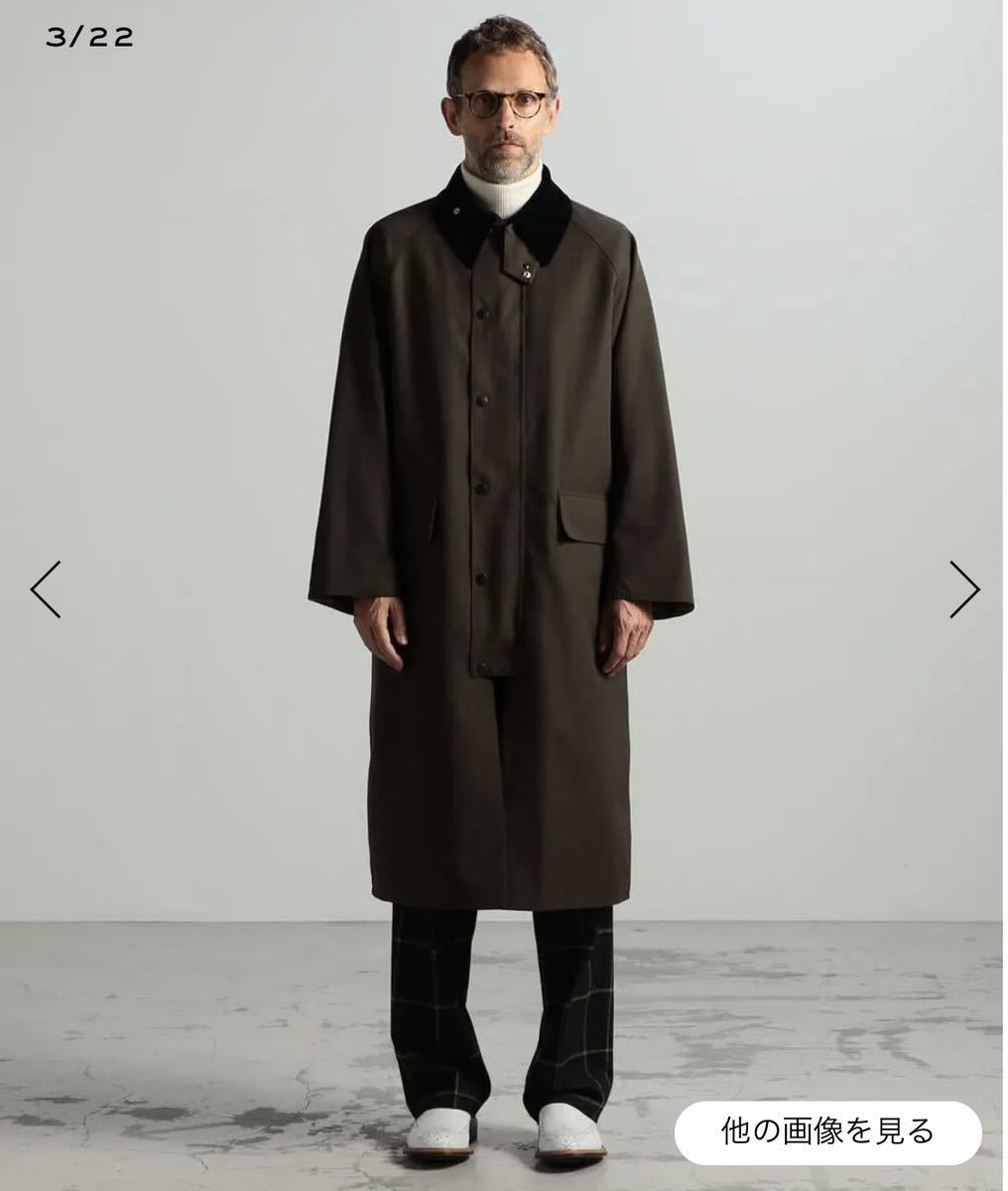 高質で安価 21AW 生地 DORMEUIL社 38 コート バーレー オーバーサイズ