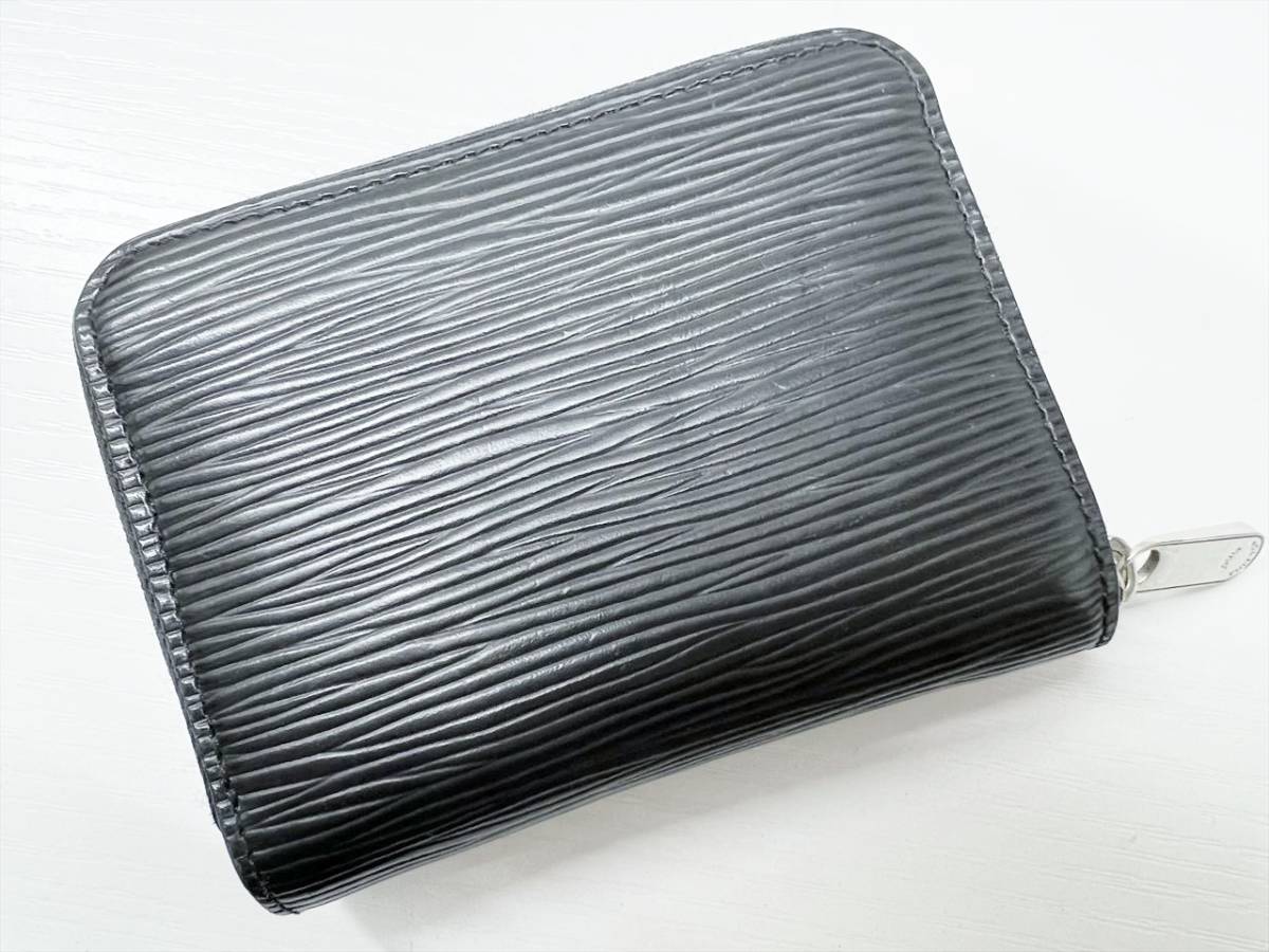 良好品 Louis Vuitton ルイヴィトン エピ ジッピーコインパース コインケース ミニ財布 黒 M60152_画像3