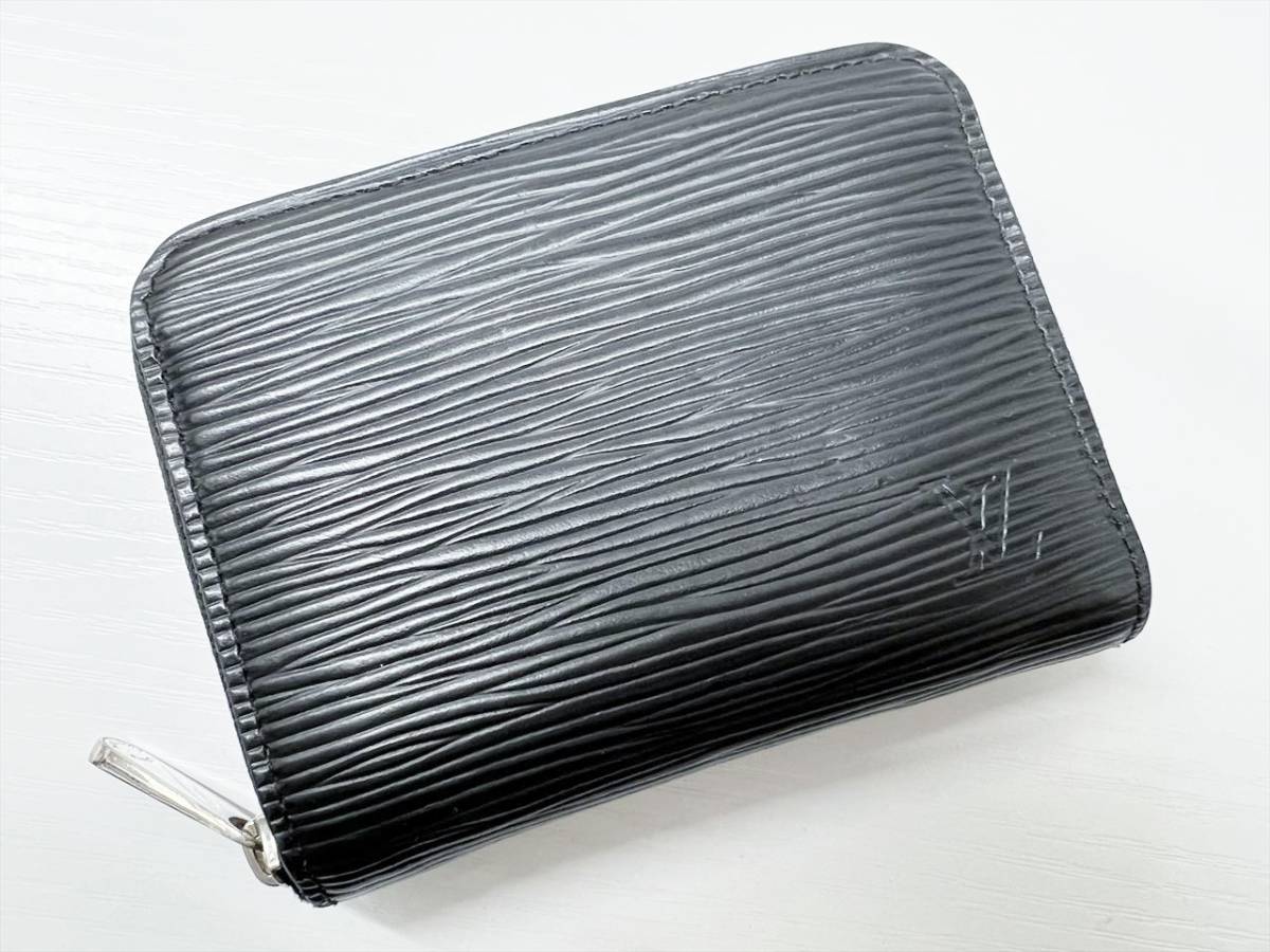 良好品 Louis Vuitton ルイヴィトン エピ ジッピーコインパース コインケース ミニ財布 黒 M60152_画像2