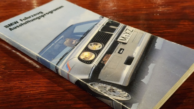 BMW　E30　E24　E28　E21　本国カタログ　パンフレット　1985年9月発行_画像1
