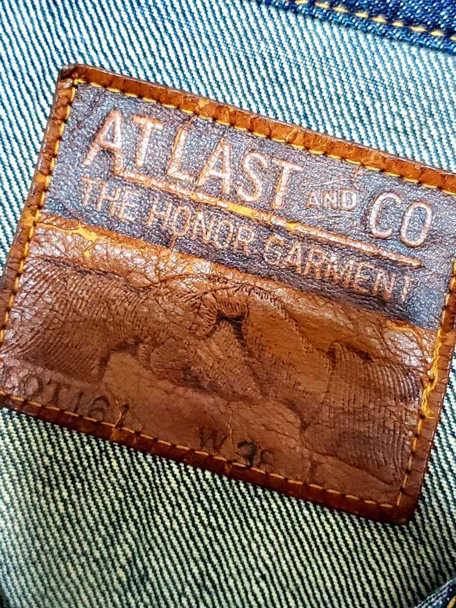 TIMEWORN ATLAST アットラスト デニムジャケット38 Gジャン LOT 161