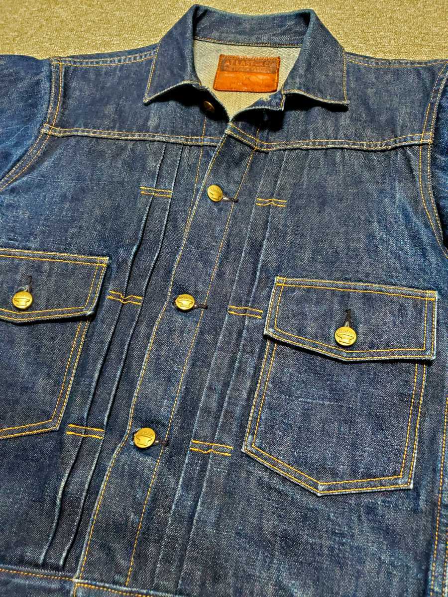 TIMEWORN ATLAST アットラスト デニムジャケット38 Gジャン LOT 161