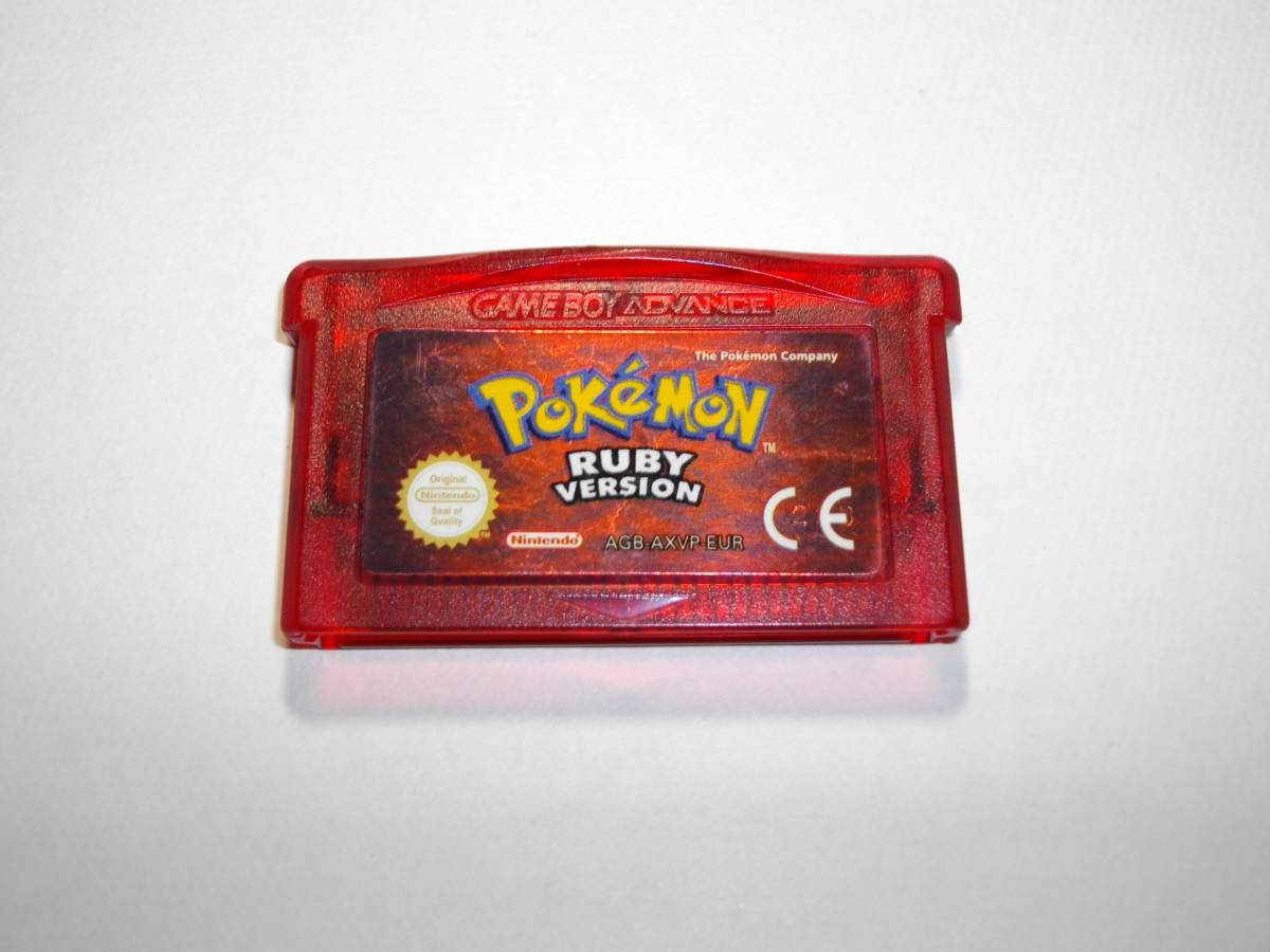 海外版 正規品 GBA ポケットモンスター ルビー 欧州版 英語版 海外版 正規品 GBA ポケットモンスター ルビー 欧州版 英語版