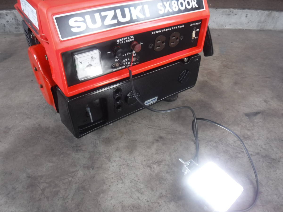人気商品の スズキ 発電機 SX800R バッテリー用12V出力有り バッテリー