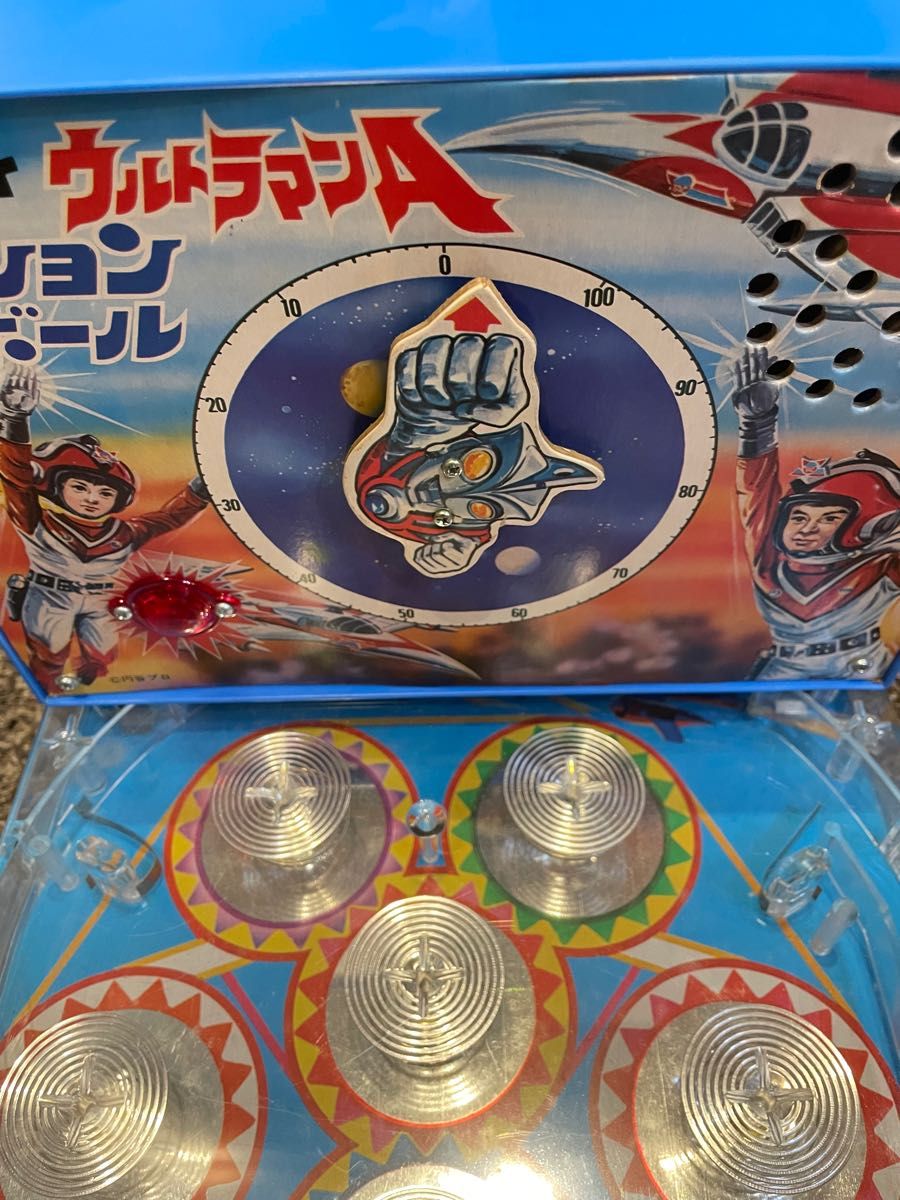 昭和レトロ バンダイ ウルトラマンエース アクションボール 特撮 ピンボール 昭和レトロ バンダイ ビンテージその他 ウルトラマンエース