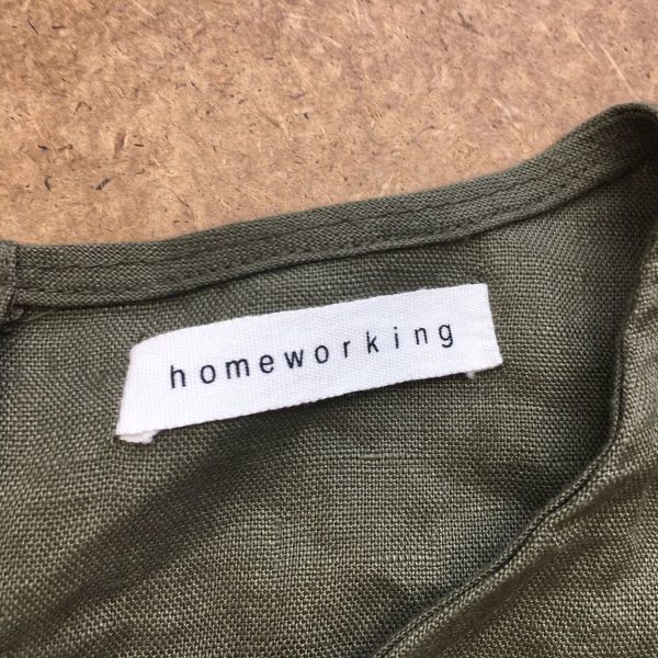 2022新生活 * homeworking リネンワンピース - 通販 - happyhead.in