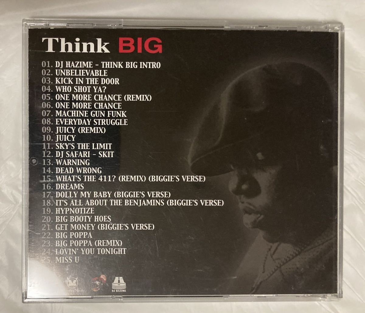 Mix CD DJ Hazime & DJ Safari Think Big Best Of Biggie Smalls Vol.1 The Notorious B.I.G._画像2