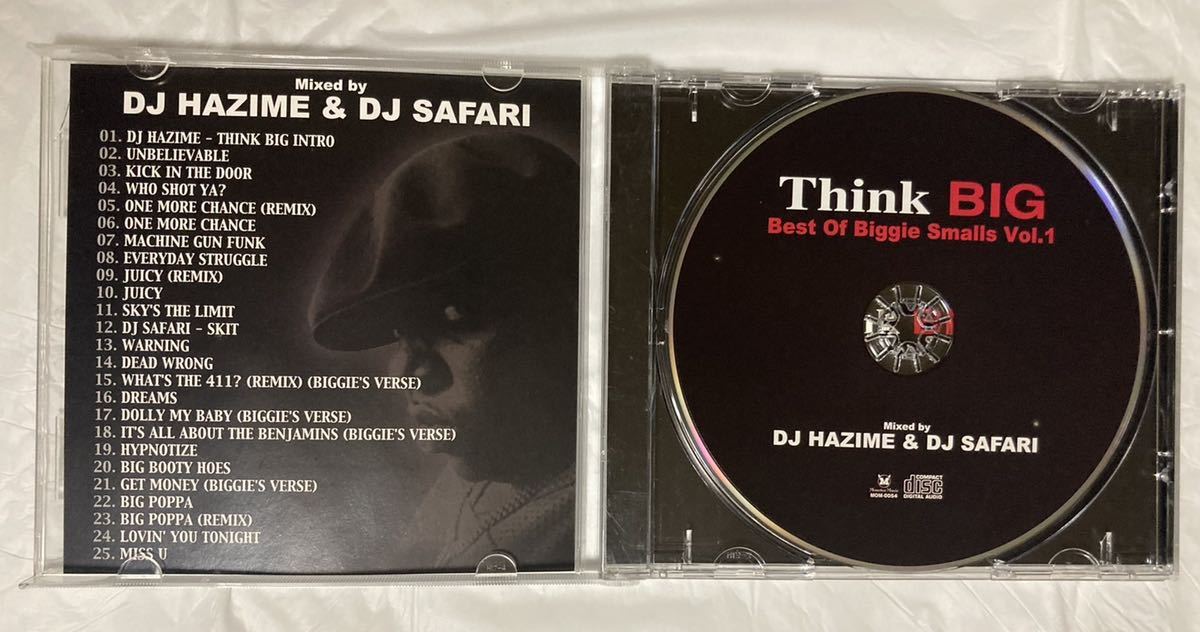 Mix CD DJ Hazime & DJ Safari Think Big Best Of Biggie Smalls Vol.1 The Notorious B.I.G._画像3