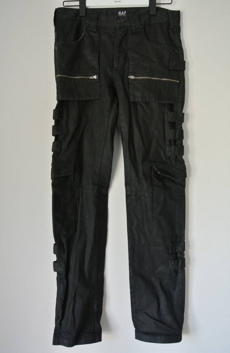 KRAFTWERK period Raf Simons cargo pants skinny RAFSIMONS