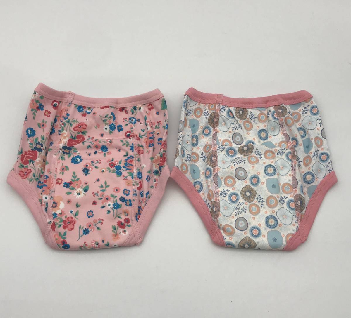 #54_0054 [MooMoo Baby] training pants 8 sheets set cotton 6 layer child toilet unisex baby 4T(110) 8 pattern floral print star Heart 