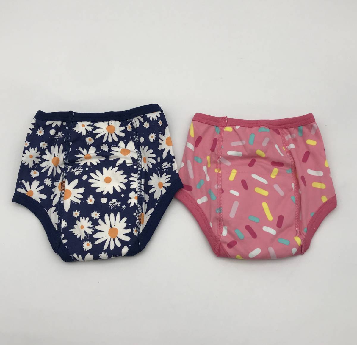 #54_0054 [MooMoo Baby] training pants 8 sheets set cotton 6 layer child toilet unisex baby 4T(110) 8 pattern floral print star Heart 