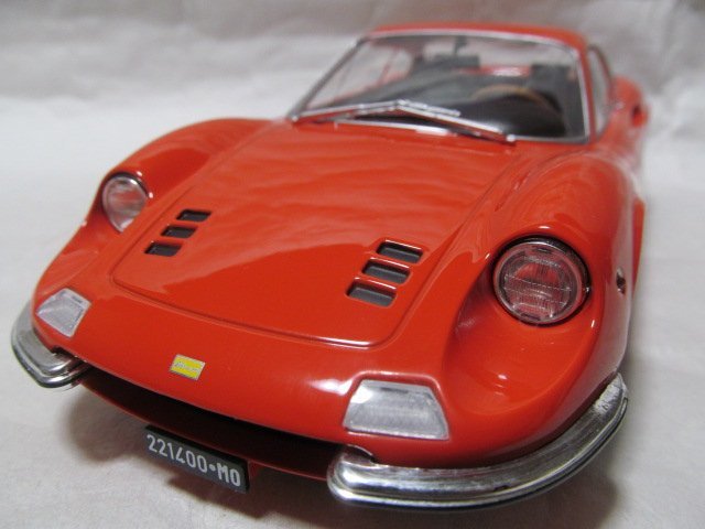 《全国一律送料800円》 ◇超希少 １／１８ フェラーリ ディノ 246GT 橙色 Ferrari Dino