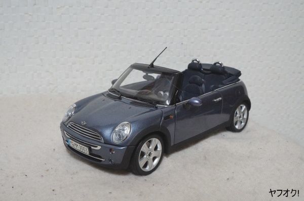 京商 ミニクーパー コンバーチブル 1/18 ミニカー グレイ MINI COOPER カブリオレ_画像1