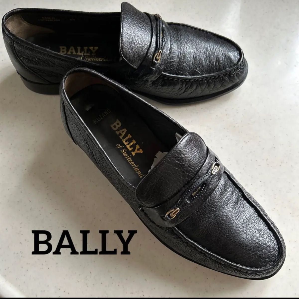 BALLY イタリア製 サイズ38 M 黒 バリー ヴァージンウールミックス
