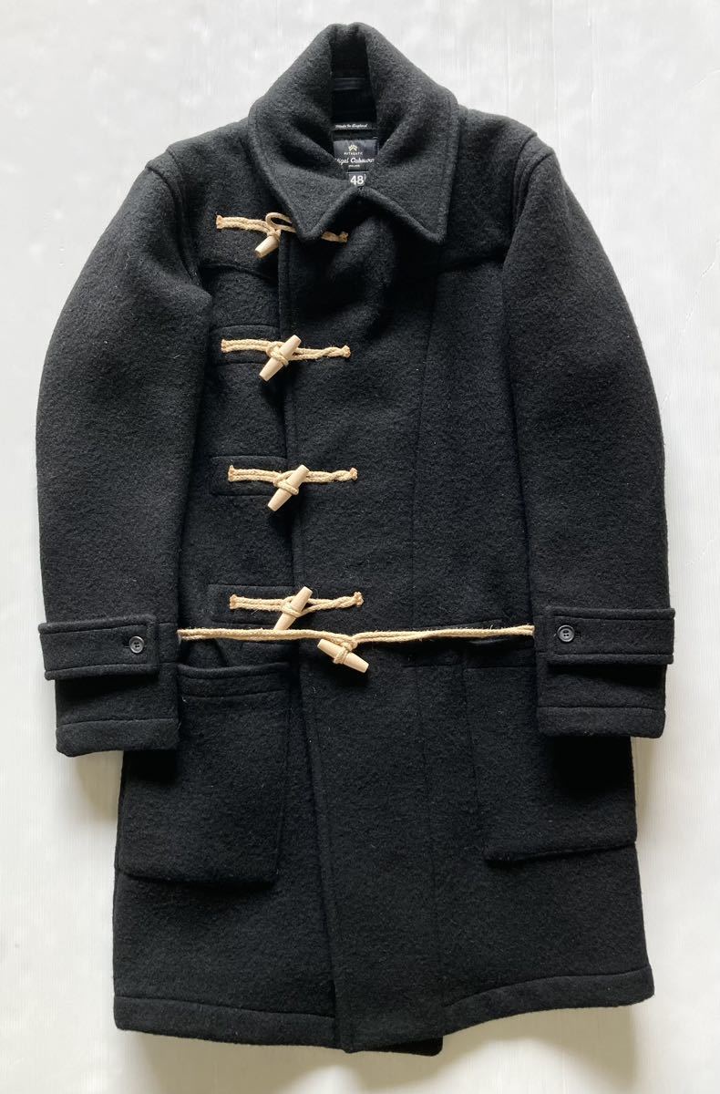 Nigel Cabourn AUTHENTIC DB DUFFEL COAT ナイジェルケーボン ダッフルコート 黒 48